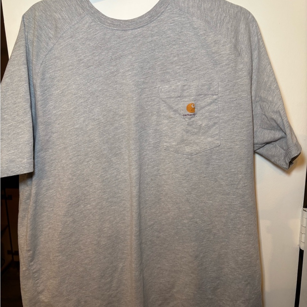 Carhartt Gray Short Sleeve Tee Classic Crew